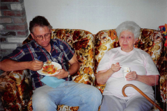 Ray with Grandma Nellie - November 1992