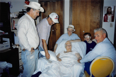 Ray with siblings by Grandma Nellie - August 1993